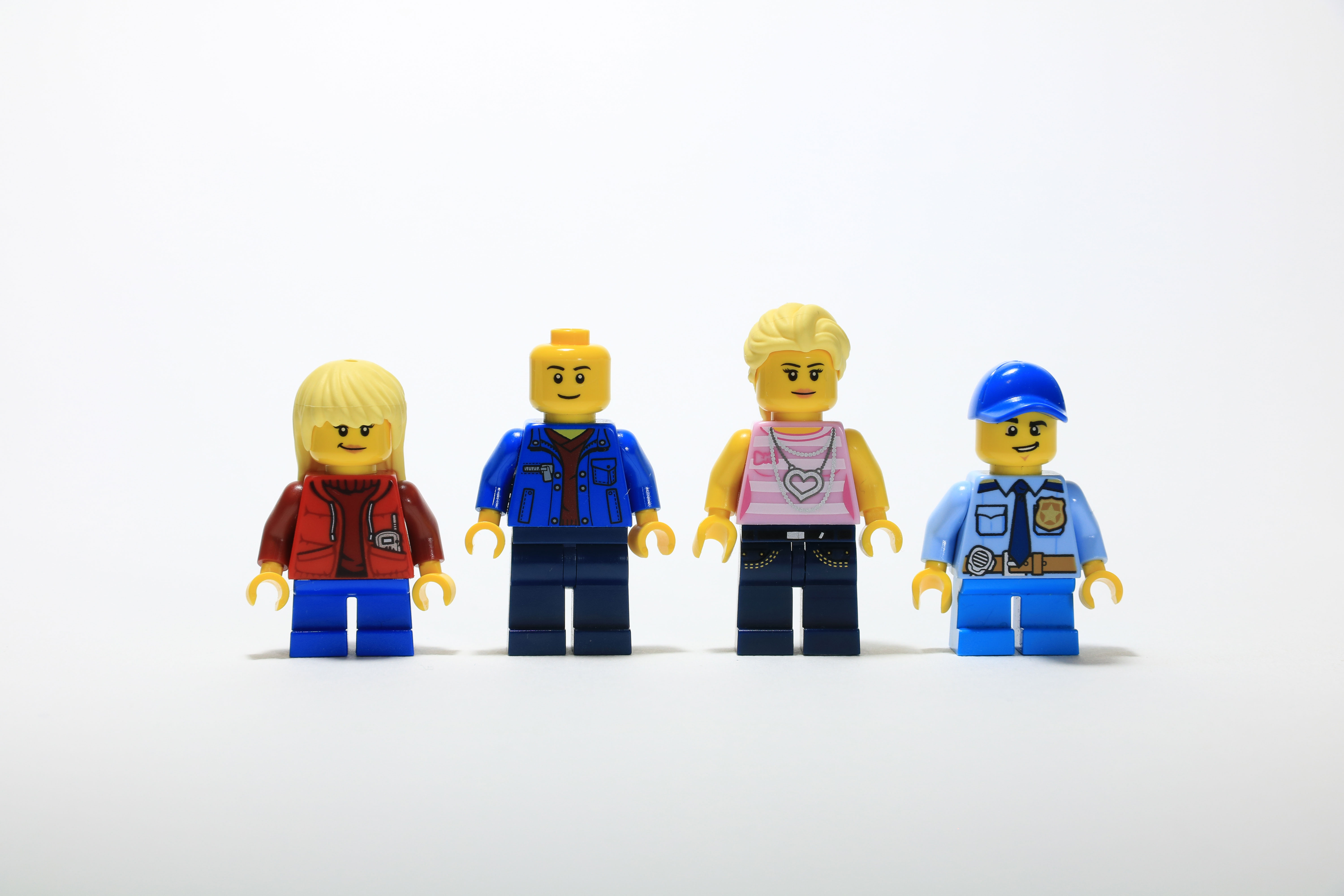 Family Portrait with LEGO minifigs.